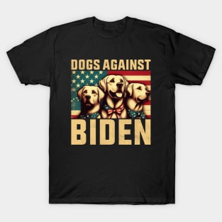 Dogs Against Biden 2024 T-Shirt